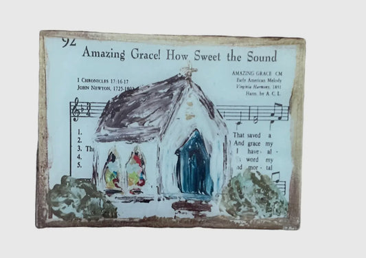 Amazing Grace Glass Cutting Board