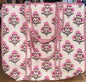 Pink Floral Quilted Bag