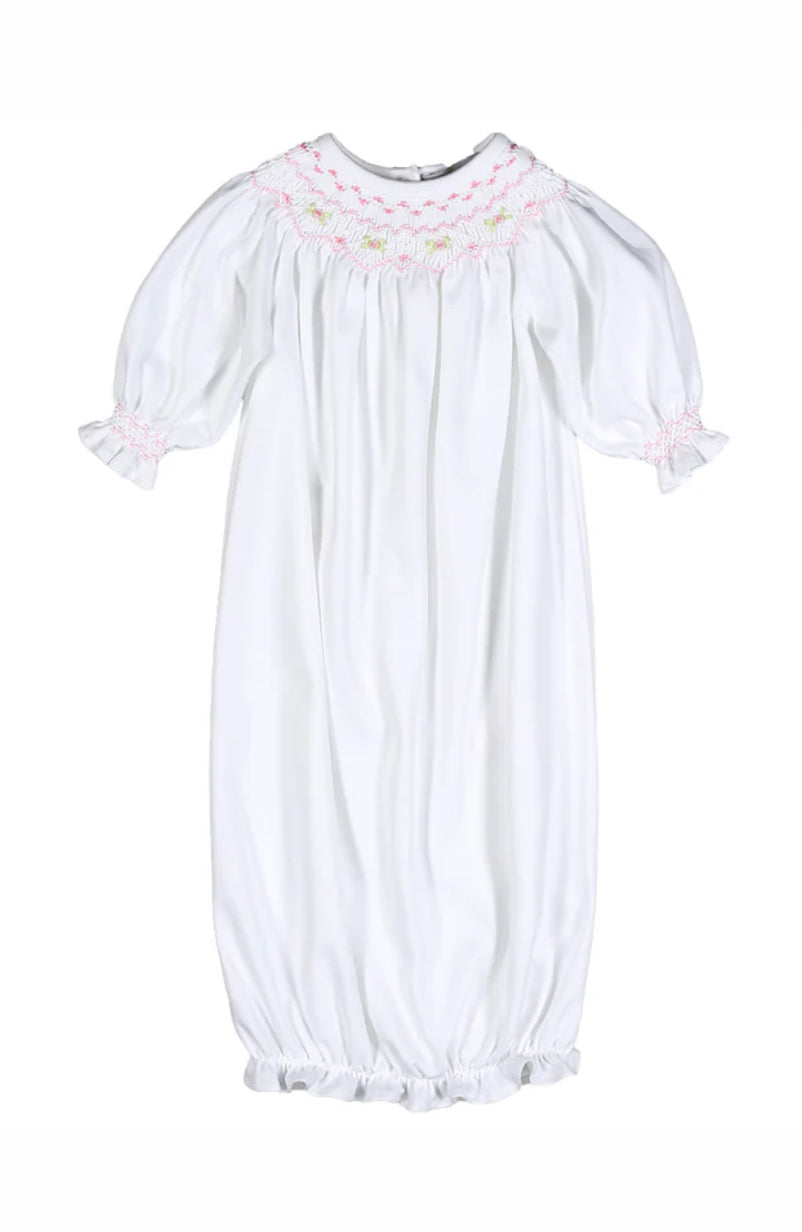 Sally Hand Smocked Bishop Pima Gown Baby Loren