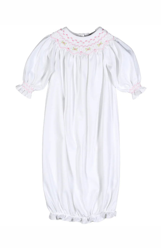 Sally Hand Smocked Bishop Pima Gown Baby Loren