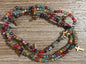 Multi Color Cross Bracelet Set