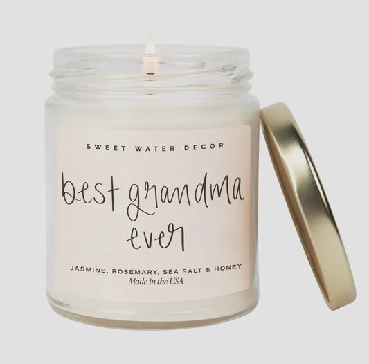 Best Grandma Ever 9 oz Soy Candle