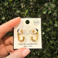 Gold Half Hoops