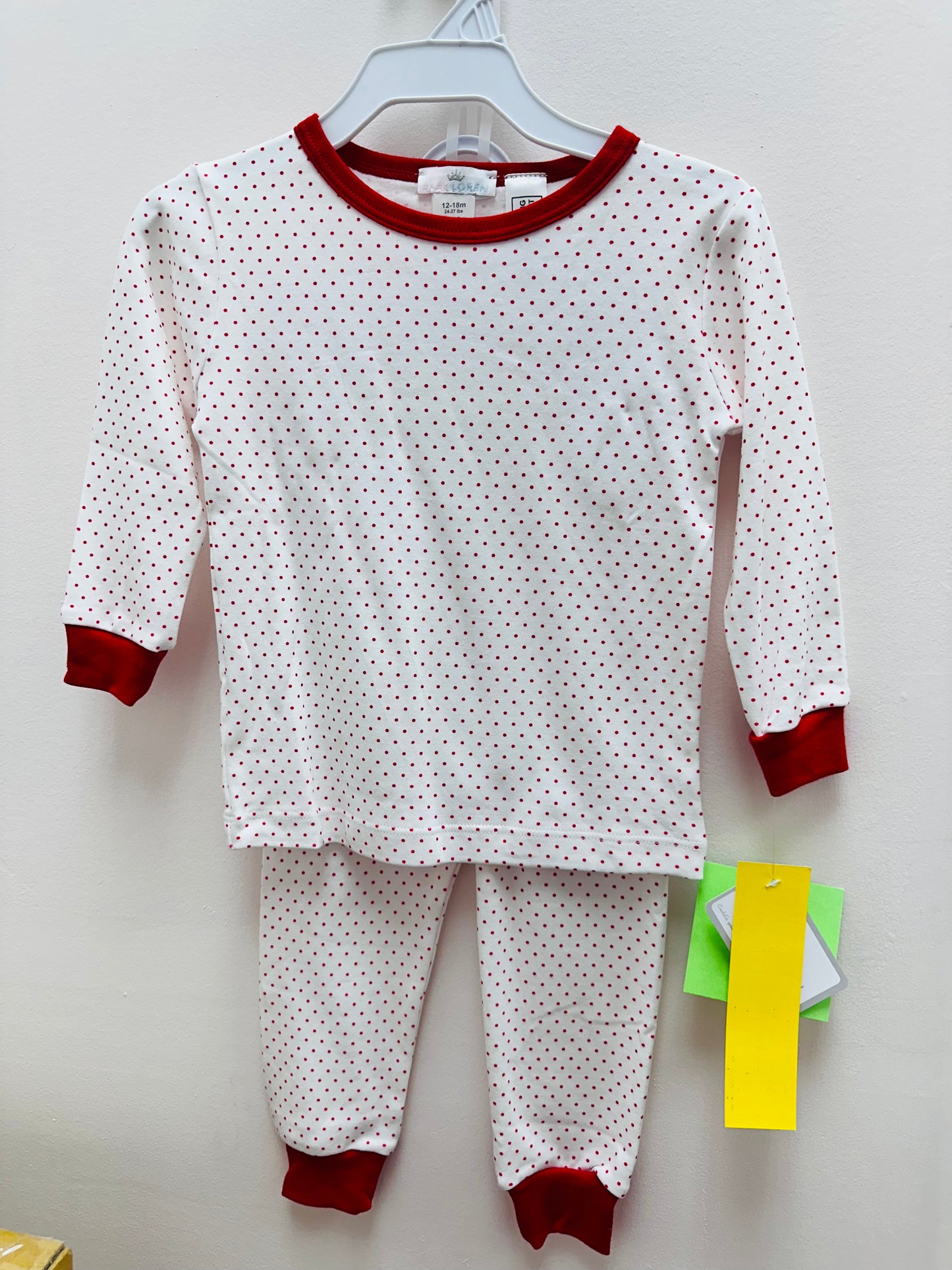 Red/White PJ Set