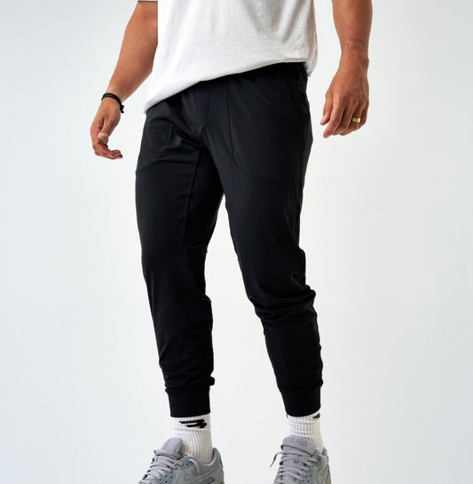 Black Performance Joggers Burlebo