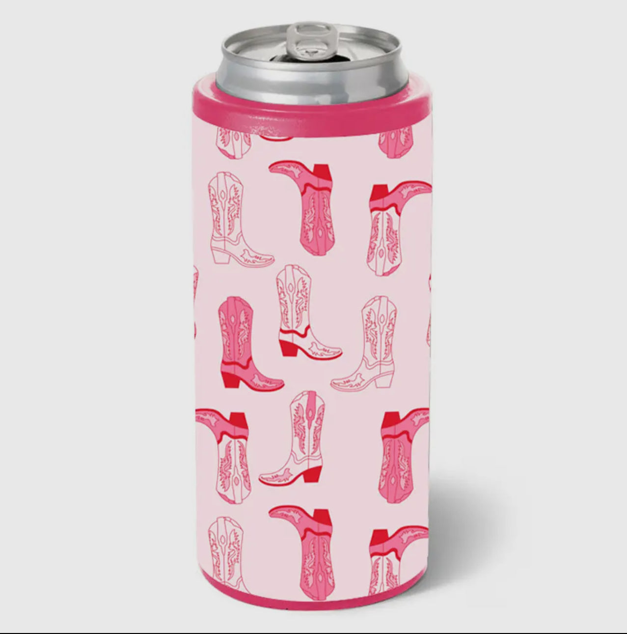 Cowgirl boot can cooler