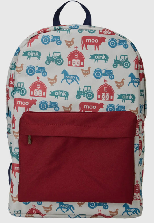 Kids farm animal backpack