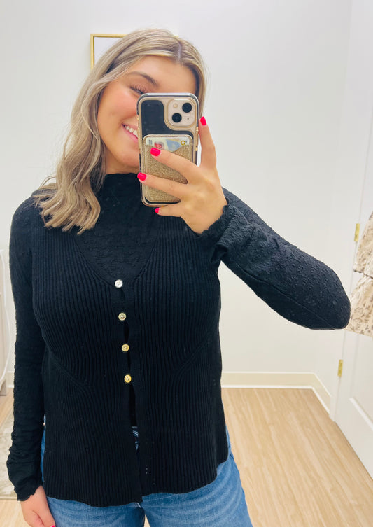 Black Lace Top