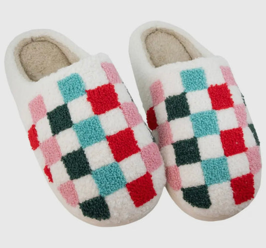 Katydid checker slippers