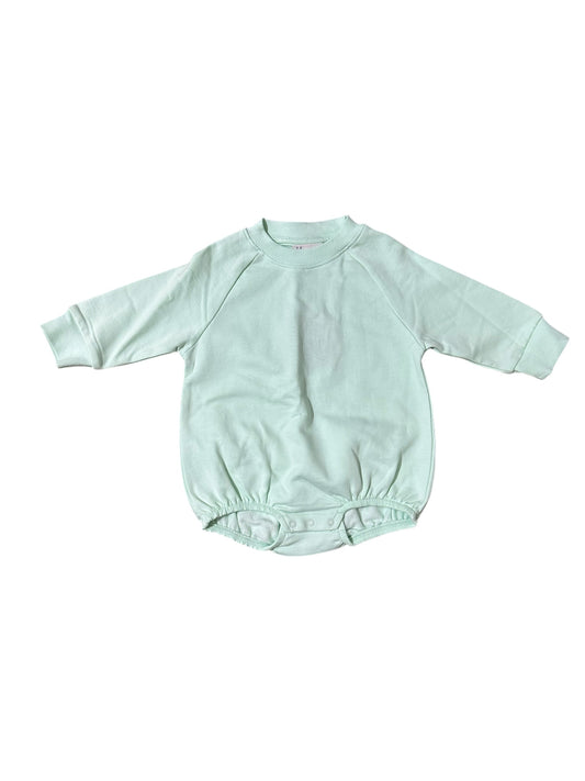 Seafoam Blossoms sweatshirt Bubble