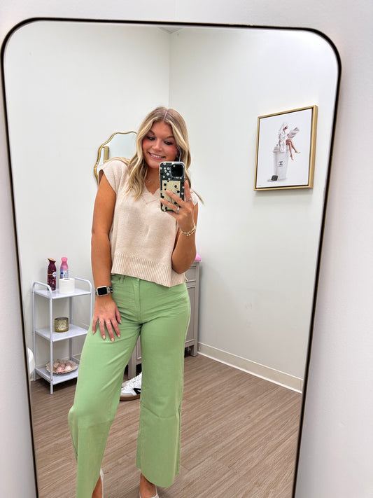 Sage High Waisted Jeans