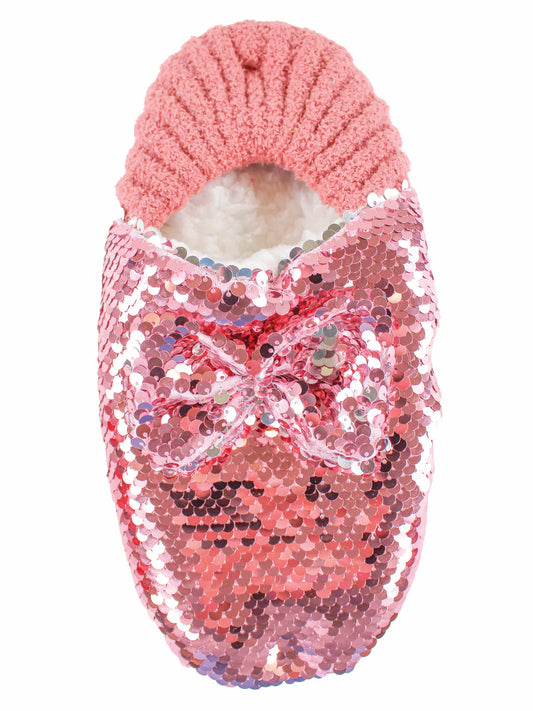 Simply Southern Pink Sequin Sock