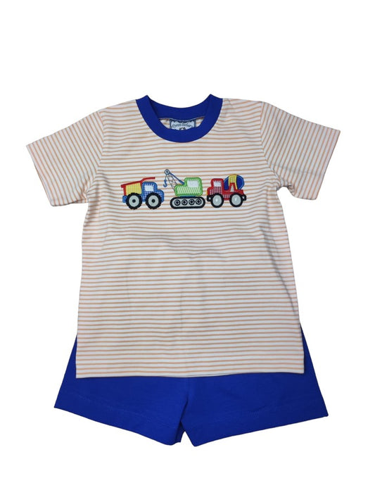 Construction boy short set
