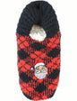 Simply Southern Plaid Santa Slipper Sock