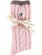 Simply Southern Heart Pink Fuzzy Socks