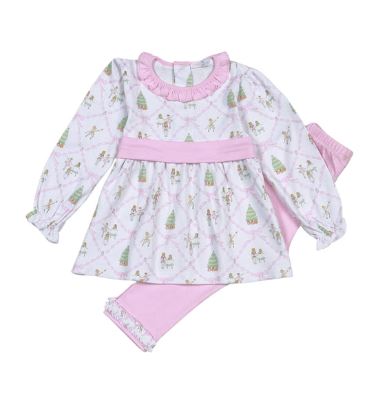 Nutcrackers Pima Pants Set