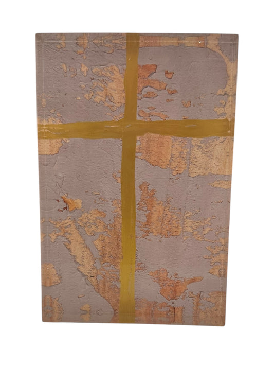 Gold Cross Acrylic 4x6