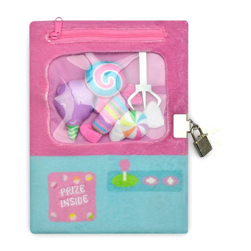 Claw machine lock and key journal