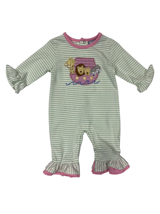 Noah’s Ark Girl Romper Three Sisters