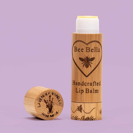 Lavender Handmade Lip Balm Bee Bella