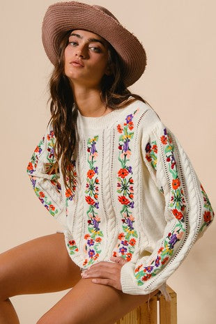 Ivory Gardens Sweater