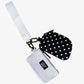 Lulu Mac wristlet black/white dot