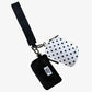 Lulu Mac wristlet white/black dot