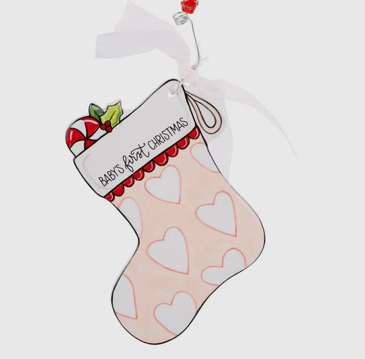 Babys First Ornament- girl