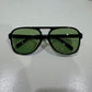 Black w/ Green Tint Sunglasses