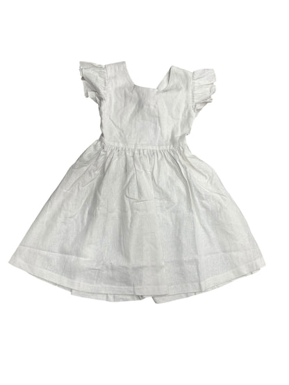 White Linen Gabrielle Dress