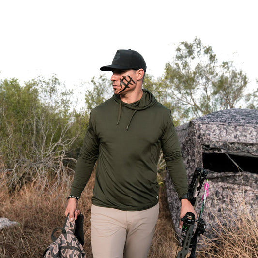 Mallard Green Performance Hoodie Burlebo