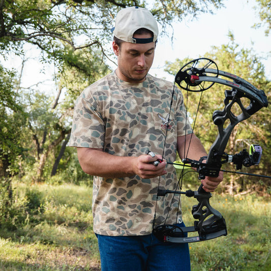 Pintail Camo Short Sleeve Pocket Tee Burlebo