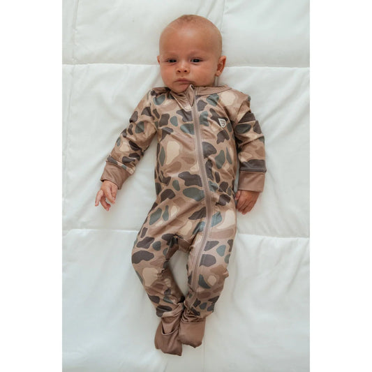Pintail Camo Baby Zip Up Burlebo