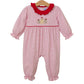 Gingerbread Ruffle Romper