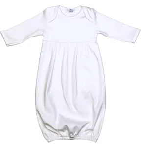 White Pima Gown- Baby Loren