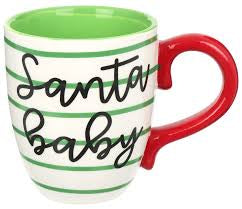 Santa baby coffee mug