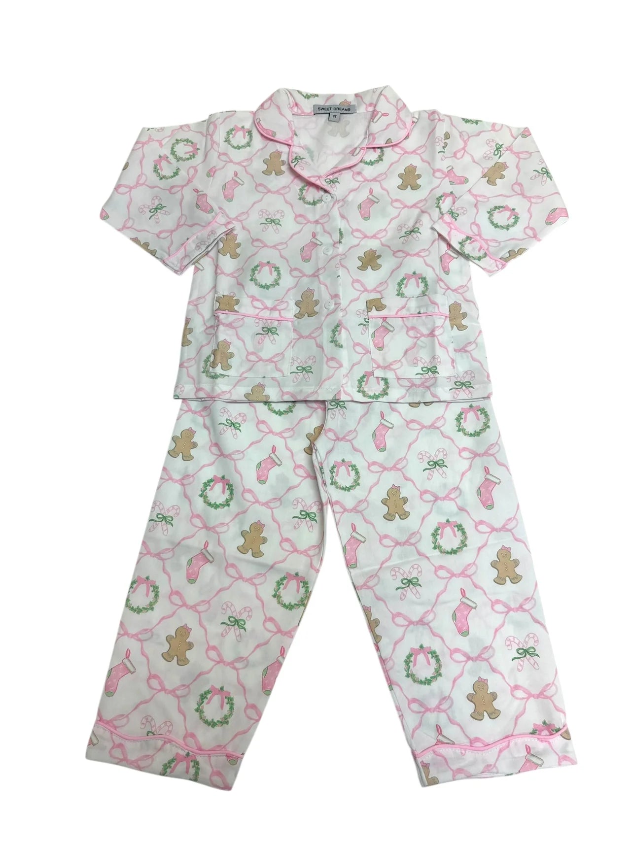 Christmas Bow Trellis Pjs
