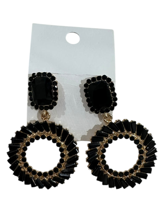 Black Stone Earrings