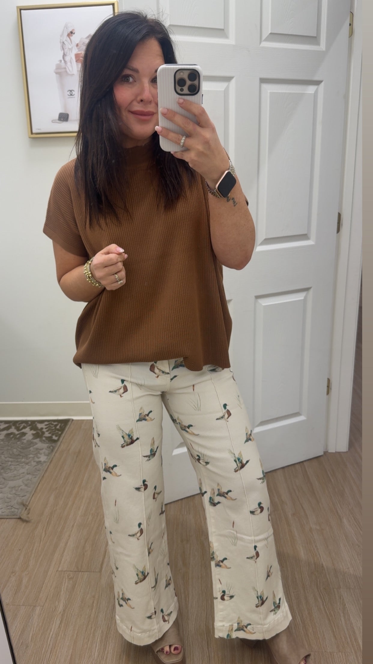Mallard Stretch Wide Leg Denim Jeans