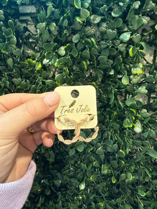 Gold Twist Earrings