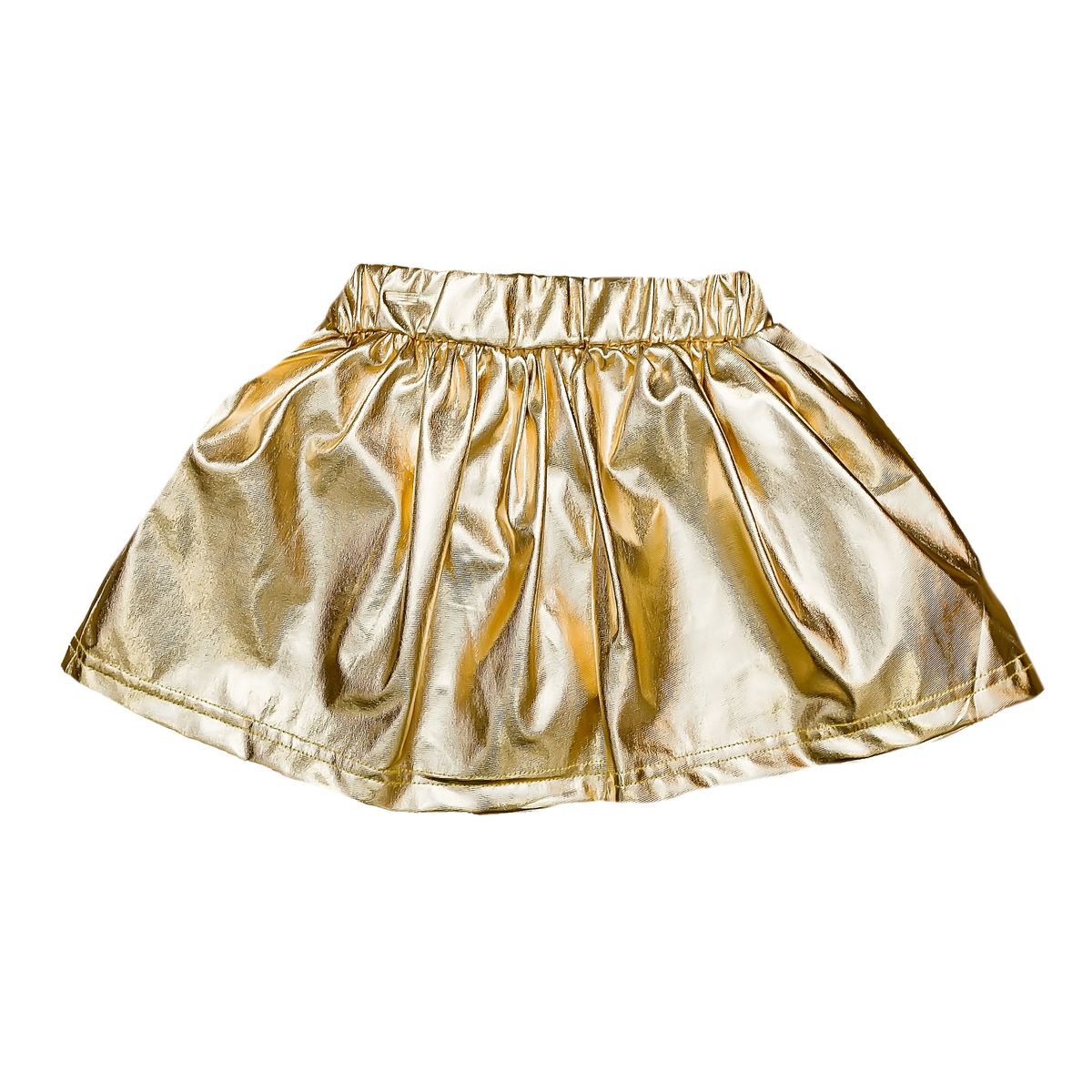 Gold Metallic Skort Belle Cher