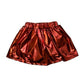 Maroon Metallic Skort Belle Cher