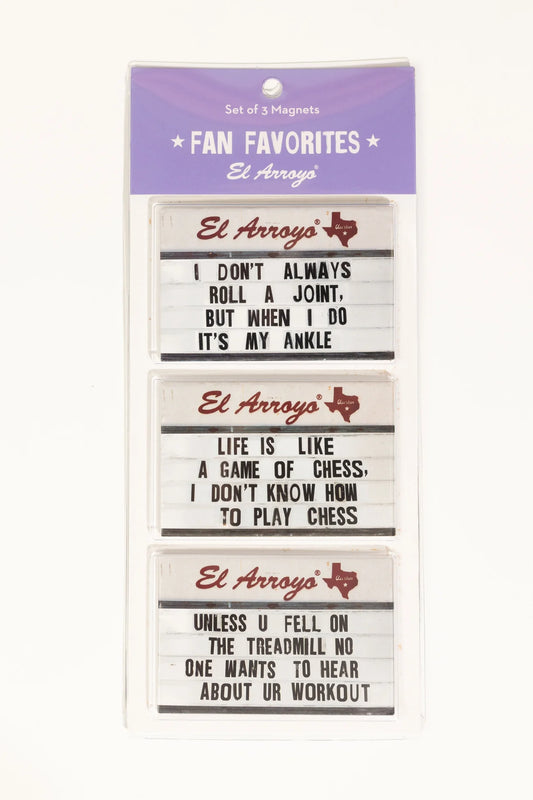 Fan Favorites Magnet Set El Arroyo
