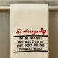 Two Different People Tea Towel El Arroyo