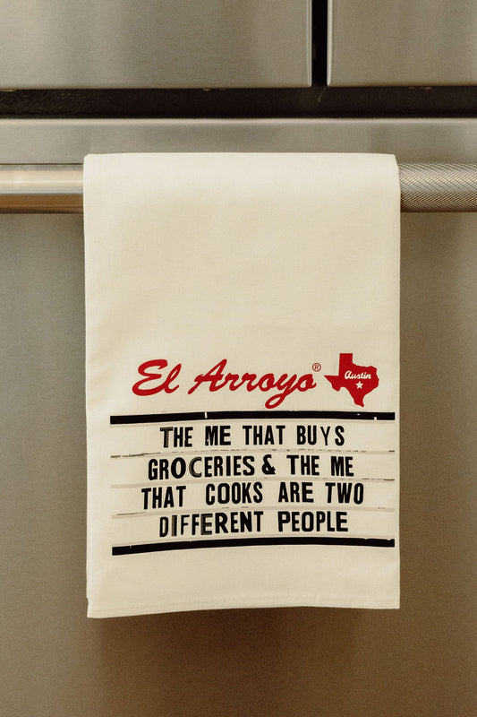 Two Different People Tea Towel El Arroyo