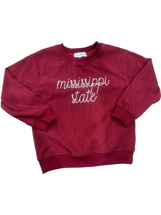 MSU Ribbed Sweatshirt | July + James