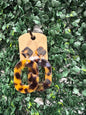 Dark Brown Tortoise Earrings