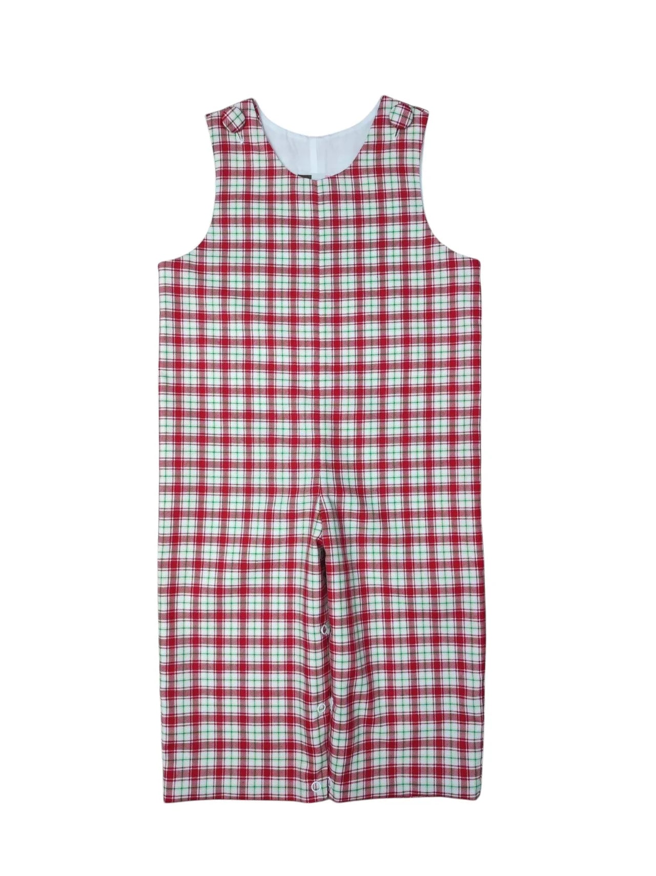 Christmas Plaid Boys Longall Banana Split