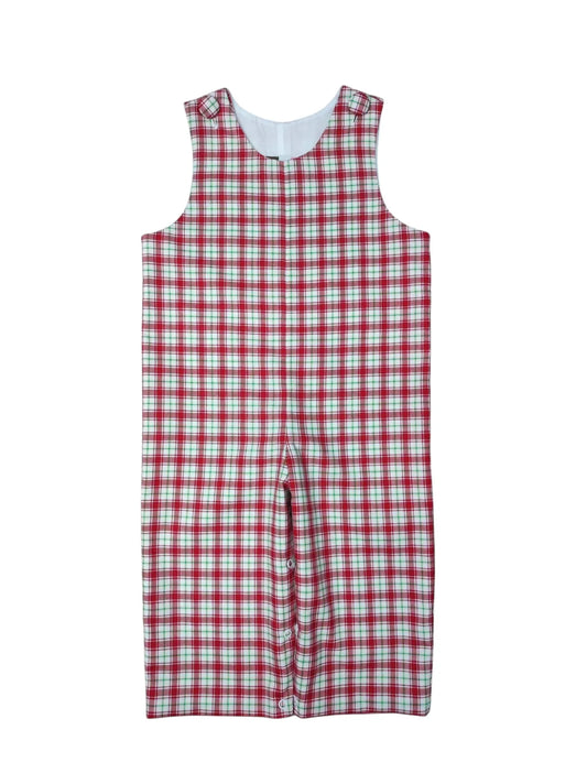 Christmas Plaid Boys Longall Banana Split