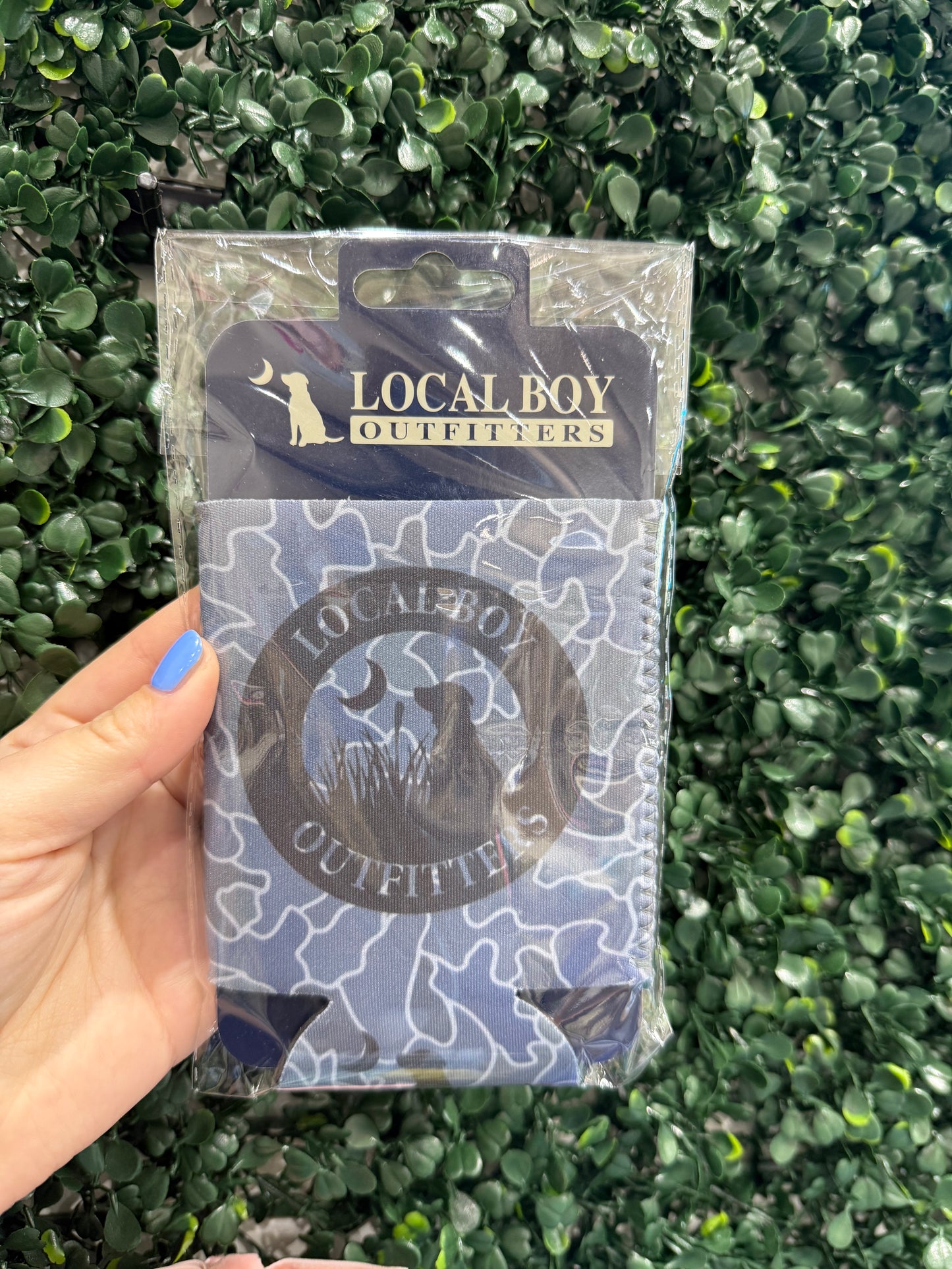 Blue Camo Koozie |Local Boy